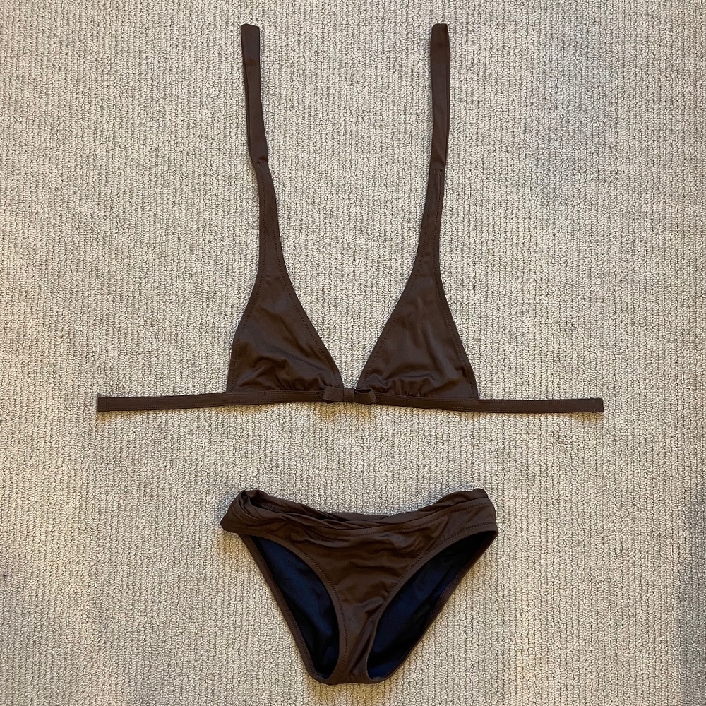 J. Crew Plunge V-Neck Bikini Top